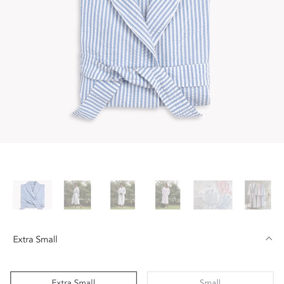 Matouk Women's Striped Robes in PINK and 1 in blue! - Picture 8 of 10